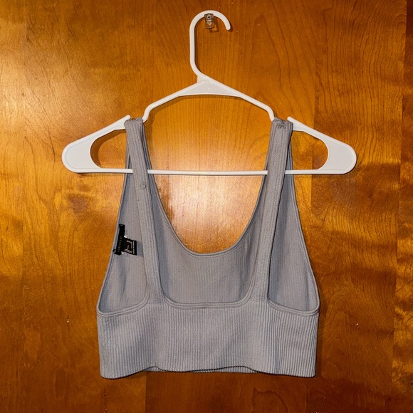 Forever 21 Light Gray Ribbed Tank - Picture 2 of 4